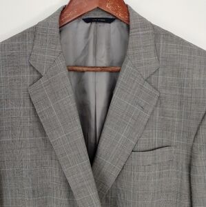 Brooks Brothers BrooksCool Checked Blazer Size 43R